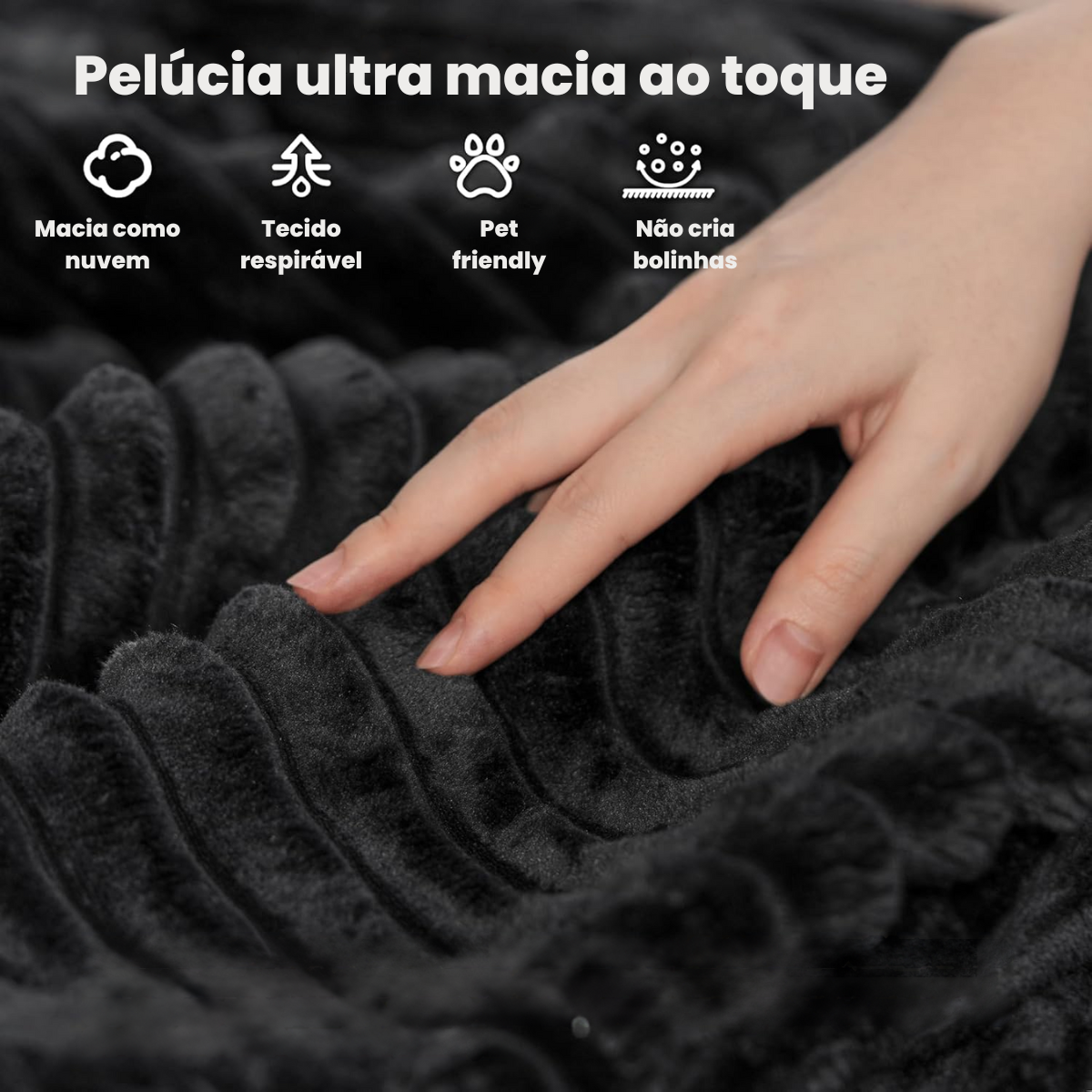 Poltrona Lounge 1 Lugar, 181 kg, Molas + Espuma HD, Sem Montagem | CloudHug™ + Trio de Almofadas (BRINDE)