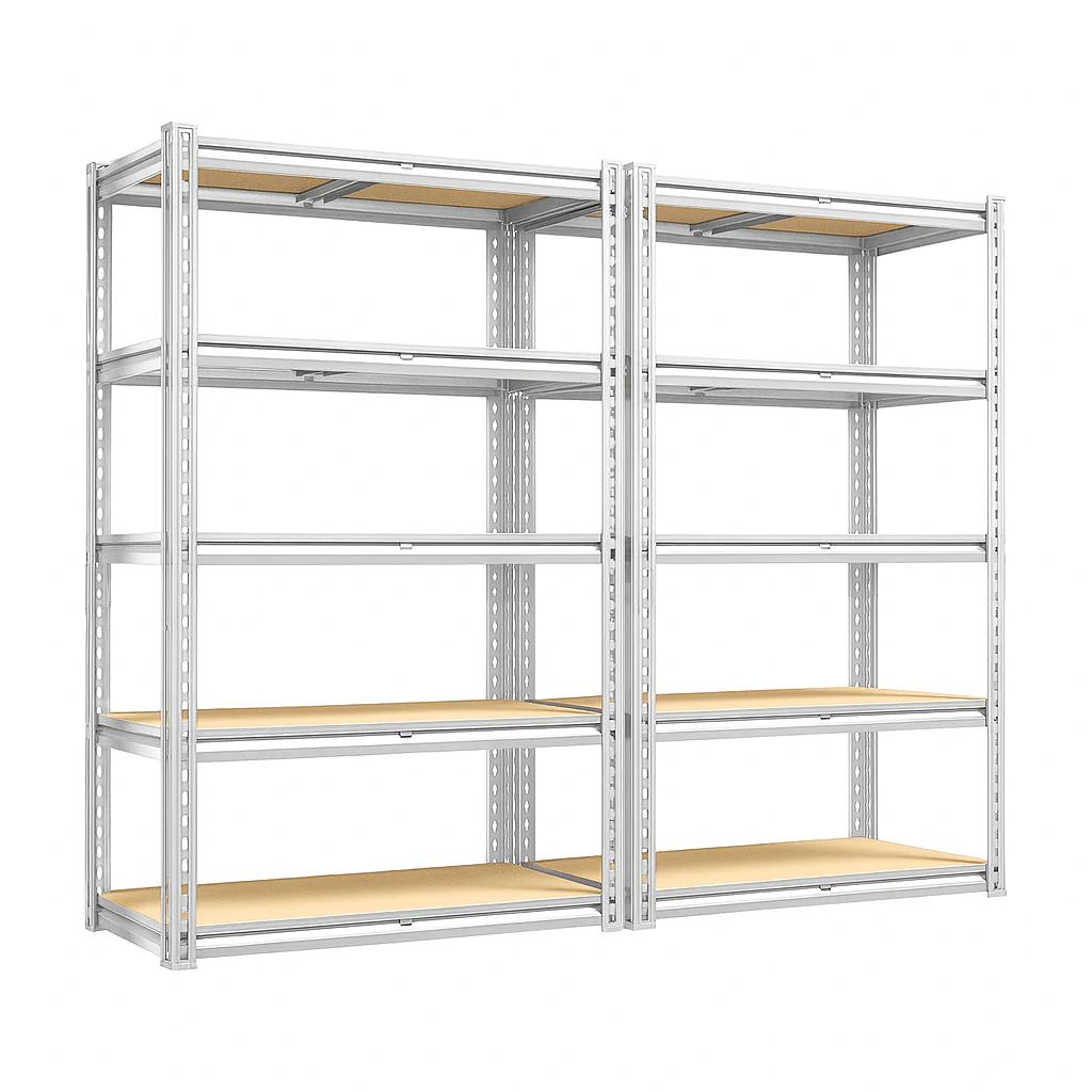 Estante Metálica Ajustável de 5 Níveis com Capacidade de 915 kg para Garagem, Cozinha e Depósito – FlexiRack™
