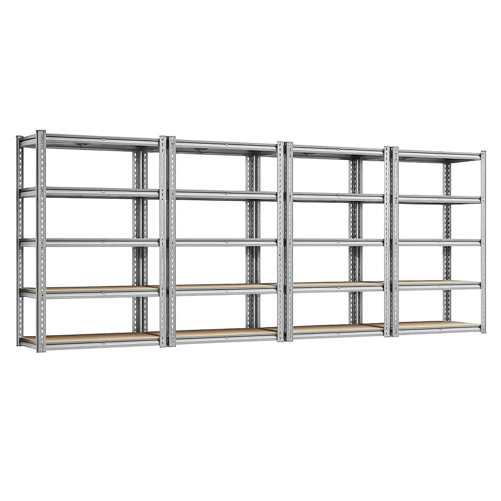 Estante Metálica Ajustável de 5 Níveis com Capacidade de 915 kg para Garagem, Cozinha e Depósito – FlexiRack™
