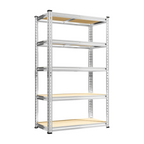 Estante Metálica Ajustável de 5 Níveis com Capacidade de 915 kg para Garagem, Cozinha e Depósito – FlexiRack™