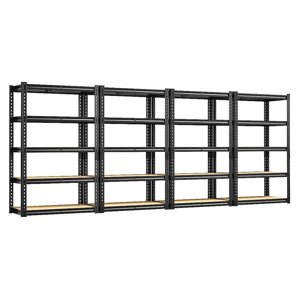 Estante Metálica Ajustável de 5 Níveis com Capacidade de 915 kg para Garagem, Cozinha e Depósito – FlexiRack™